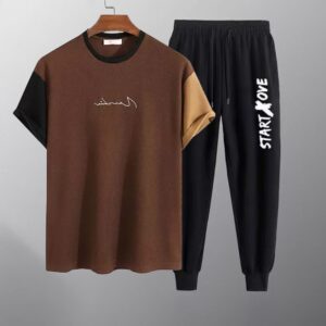 T-Shirt+Trouser Combo Set For Men